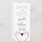 Romantic Palm Wedding Save the Date Invitation (Voorkant)