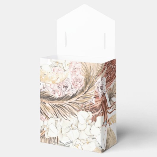  Romantic Pampas gedroogd gras Bedankdoosjes (Geopend)