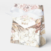  Romantic Pampas gedroogd gras Bedankdoosjes (Voorkant Zijde)