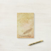  Romantic Parchment Quill Pen Speciaal Post-it® Notes (Op bureau)