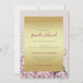 Romantic Parijs Eiffeltoren Weddenschap Kaart (Voorkant)