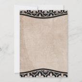 Romantic Paris Chic Bridal Shower Kaart (Achterkant)