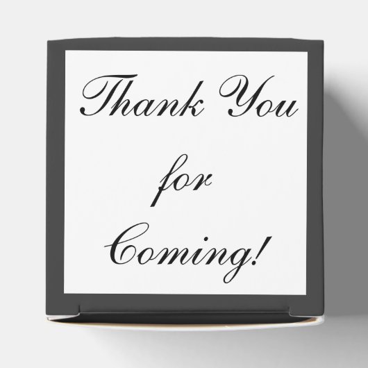 Romantic Paris Eiffel Tower bruiloft Bedankdoosjes (Bovenkant)