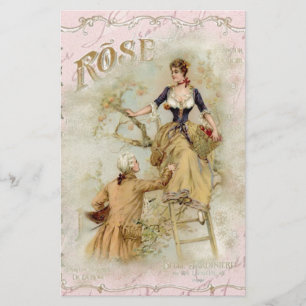 Romantic Paris Lovers roze shabbychic Briefpapier