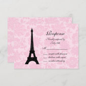 Romantic Paris RSVP (Voorkant / Achterkant)
