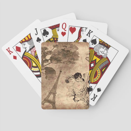 Romantic Paris  Speelkaarten (Achterkant)