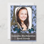 Romantic Paris zestien jaar oud Kaart (Voorkant)