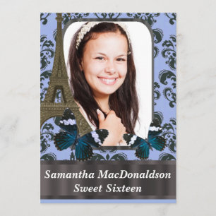 Romantic Paris zestien jaar oud Kaart