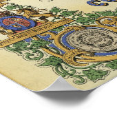 Romantic Parisian Perfume Afbeelding 1868 Poster (Hoek)