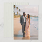 Romantic Pastel Beach Photo Kaart (Voorkant / Achterkant)