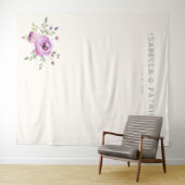 Romantic Pastel Floral Wandkleed (In Situ (horizontaal))