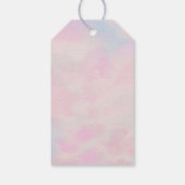 Romantic Pastel – Soft Pink & Blue  Cadeaulabel (Achterkant)