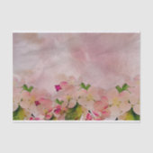 Romantic Pastel Waterverf Cherry Blossom Tissuepapier (Voorkant)