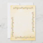Romantic Pastel Wedding Stationery Bedankkaart (Achterkant)