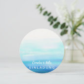 Romantic Pastels Invitaties vol kleur Kaart (Staand voorkant)