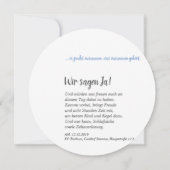 Romantic Pastels Invitaties vol kleur Kaart (Achterkant)