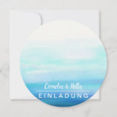 Romantic Pastels Invitaties vol kleur Kaart (Voorkant)