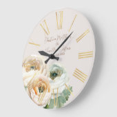 Romantic Peach Ranunculus op Ivoorkust Grote Klok (Hoek)