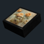 Romantic Peach Rozen Floral Cadeaudoosje<br><div class="desc">Romantic Peach Rozen Floral</div>