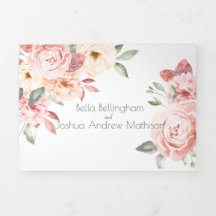 Romantic Peach Rozen Floral