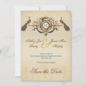 Romantic Peacock sparen de Aankondiging van de Dat (Voorkant)