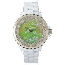 Romantic Pearls Green eWatch