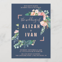 Romantic Peony Flowers | Blauw de bruiloft van