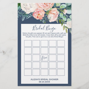 Romantic Peony Flowers   Blauwbingspel Flyer