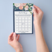 Romantic Peony Flowers | Blauwbingspel Flyer (Hand)