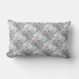 Romantic Peony Lumbar Pillow Kussen