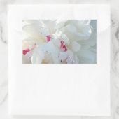 Romantic Peony Rectangle Sticker (Tas)