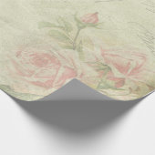 Romantic Peony Wrapping Paper Roll Cadeaupapier (Hoek)