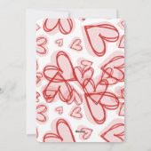Romantic Personalized Valentine's Day Card Feestdagenkaart (Achterkant)