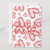 Romantic Personalized Valentine's Day Card  Kaart (Achterkant)