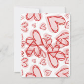 Romantic Personalized Valentine's Day Card  Notitiekaartje (Achterkant)