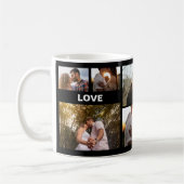Romantic Photo Collage Gift for Couples Koffiemok (Links)
