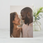 Romantic Photo Kaart (Staand voorkant)
