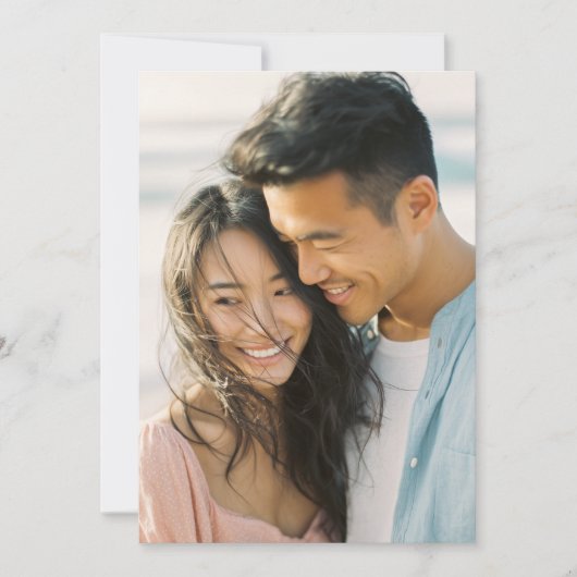 Romantic Photo Kaart (Voorkant)