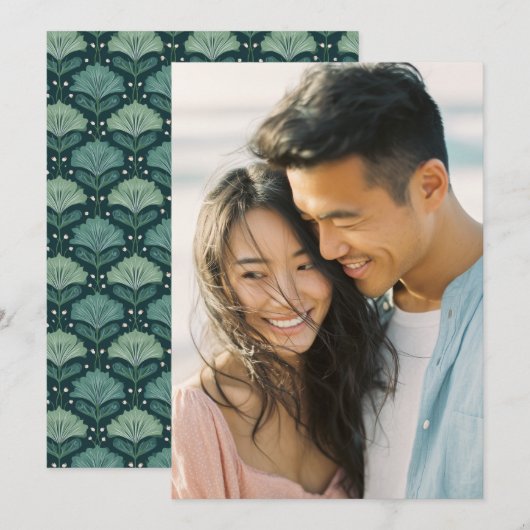 Romantic Photo Kaart (Voorkant / Achterkant)