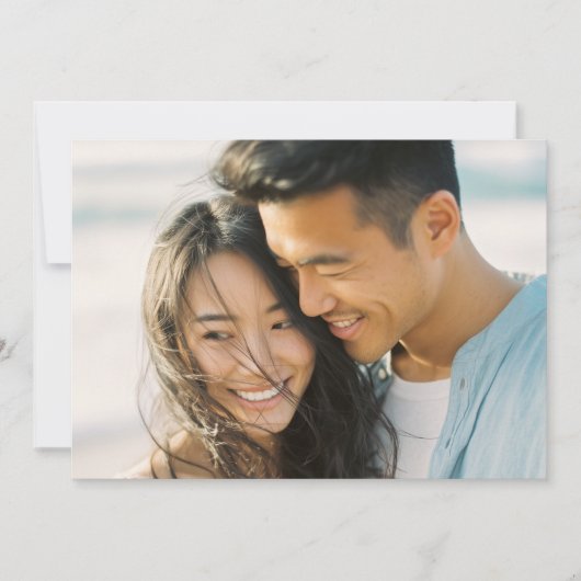 Romantic Photo Kaart (Voorkant)