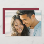 Romantic Photo Kaart (Voorkant / Achterkant)