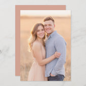 Romantic Photo Kaart (Voorkant / Achterkant)