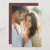 Romantic Photo Kaart (Voorkant / Achterkant)