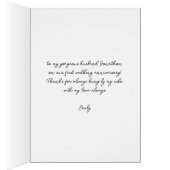 Romantic Photo Overlay Wedding Jubileum Kaart (Binnen (Rechts))