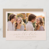 Romantic Photo Save The Date (Voorkant / Achterkant)