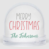 Romantic Photo Snow Globe Sneeuwbol (Achterkant)