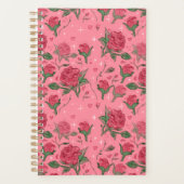 Romantic Pink and Red Roses Planner (Voorkant)