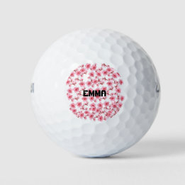Romantic pink Cherry blossom Golfballen