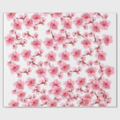 Romantic pink Cherry blosson Cadeaupapier (Vlak)