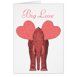 Romantic Pink Elephant